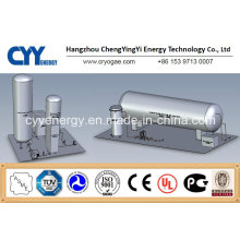 Tanque de almacenamiento de argón de dióxido de carbono de nitrógeno de oxígeno líquido industrial de baja temperatura con diferentes capacidades